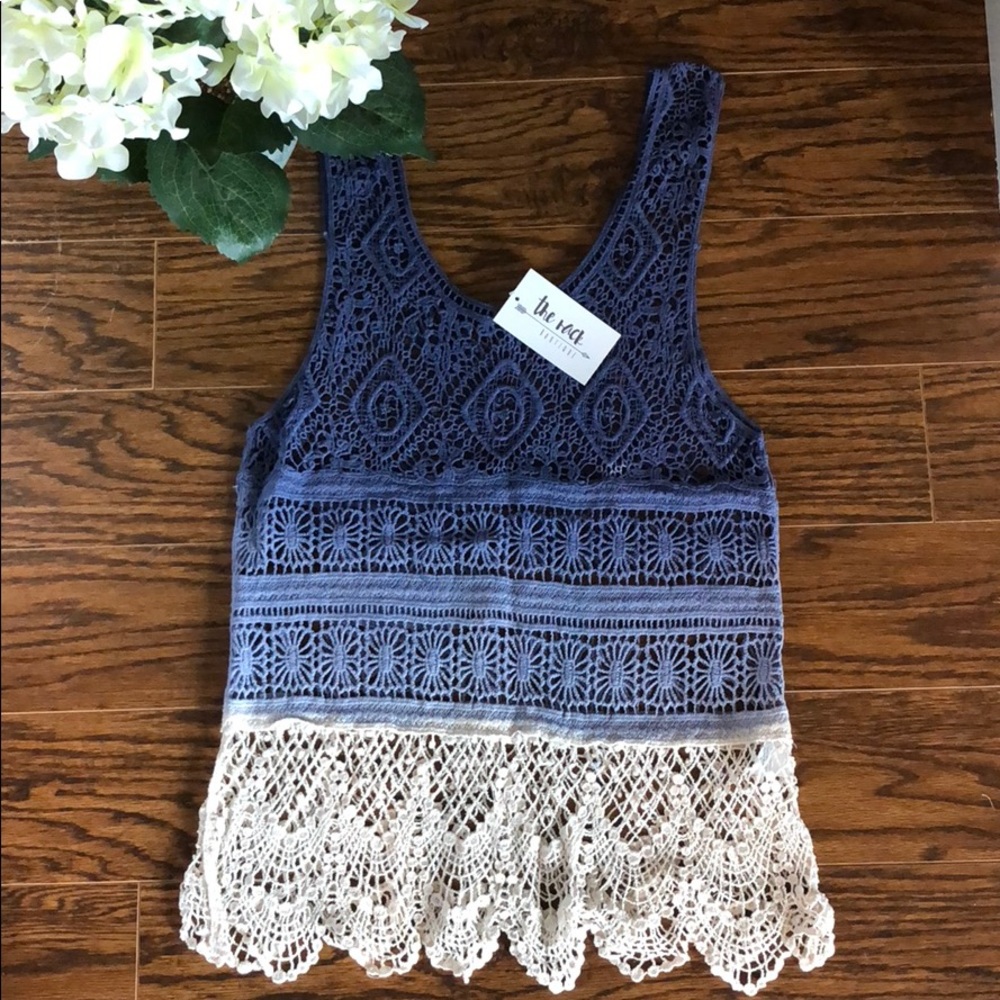 Re-Order crochet tank top